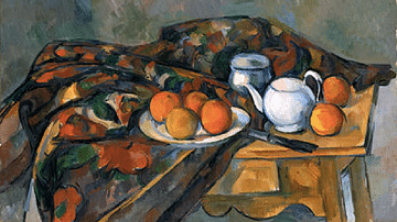 Still Life with a Teapot by Cézanne