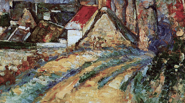 Detour in Auvers by Cézanne