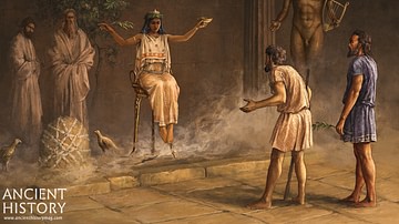 The Oracle at Delphi (Artist's Impression)