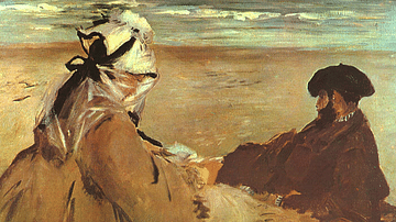 On the Beach by Manet