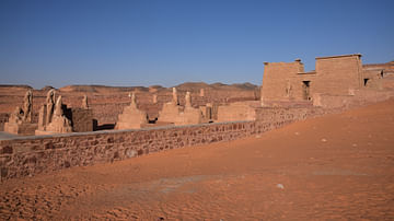 Overview of Wadi es-Sebua Temple, Egypt