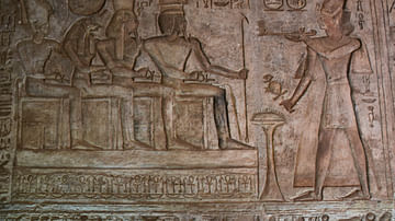Ramesses II Offering to the gods at Wadi es-Sebua