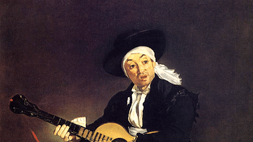 The Spanish Singer by Manet