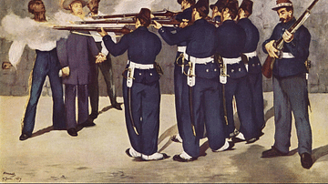 The Execution of Emperor Maximilian by Manet