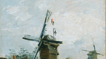 Le Moulin de Blute-Fin by van Gogh