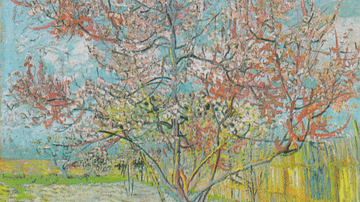 Pink Peach Trees by van Gogh