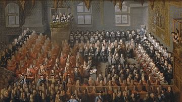 A Lit de Justice at the Parlement of Paris, 1715
