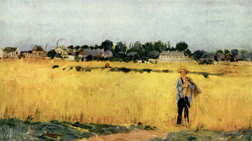Amongst the Wheat by Morisot