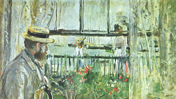 Eugène Manet on the Isle of Wight by Morisot