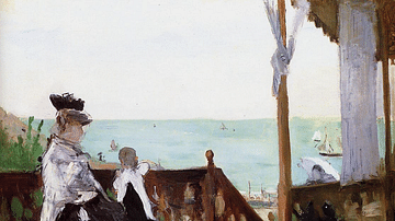 In a Villa By the Seaside by Morisot
