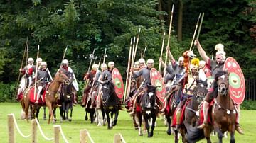 Roman Cavalry Turma Reenactors