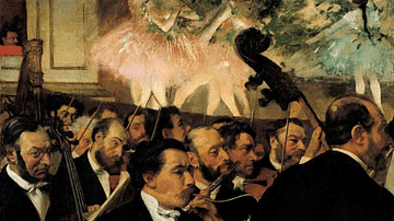 Orchestra Musicians by Degas