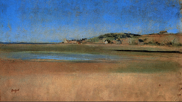 Houses Beside the Sea by Degas