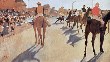 The Parade by Degas