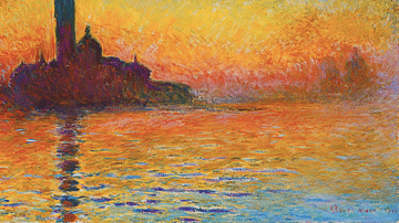 San Giorgio Maggiore at Dusk by Monet