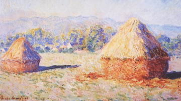 Haystacks in the Sun by Monet