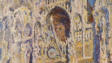 The Portal and The Tour d'Albane in the Sunlight by Monet