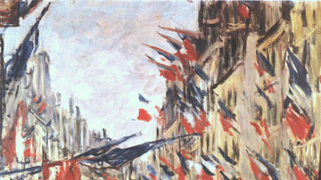 The Rue Saint-Denis by Monet