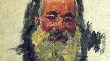 Self-portrait by Monet