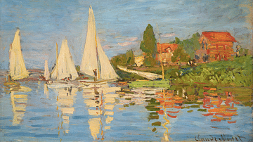Regatta at Argenteuil by Monet