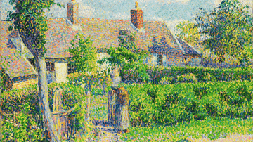 Peasant's House at Eragny by Pissarro