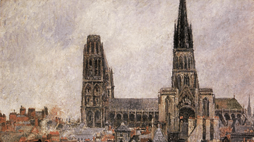 Roofs of Old Rouen by Pissarro