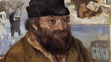 Portrait of Cézanne by Pissarro