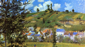 Landscape at Chaponval by Pissarro
