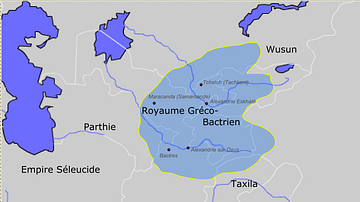 Greco-Bactrian kingdom circa 230-200 BC