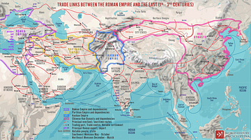 The Roman Trade Network (1st - 3rd centuries CE) (Illustration) - World ...