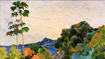 Martinique Landscape by Gauguin
