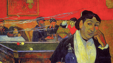In the Café by Gauguin