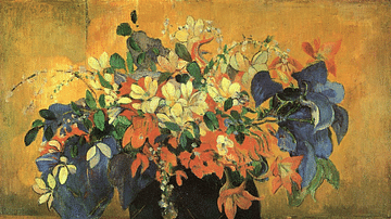 A Vase of Flowers by Gauguin