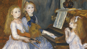 The Daughters of Catulle Mendès by Renoir