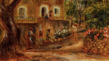 House in Cagnes by Renoir