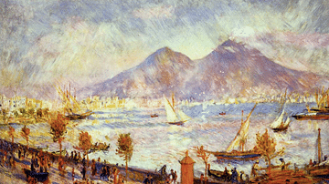 The Bay of Naples with Vesuvius by Renoir