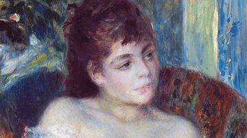 Woman in an Armchair by Renoir