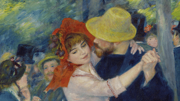 Dance at Bougival by Renoir