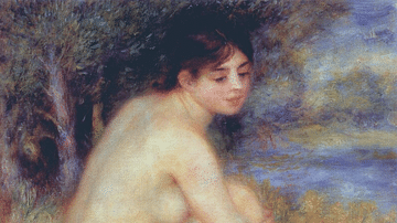 Nude in a Landscape by Renoir