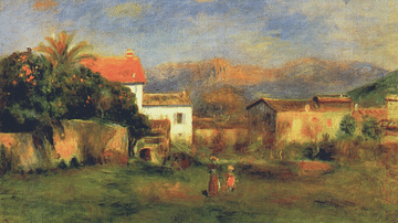 View of Cagnes by Renoir
