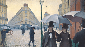 Paris Street, A Rainy Day by Caillebotte