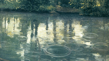 The Yerres, Effect of Rain by Caillebotte