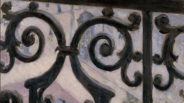 View from a Balcony by Caillebotte