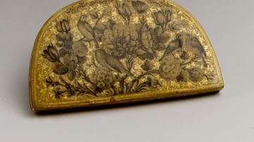 Mirror Case with Bird-and-flower Motif