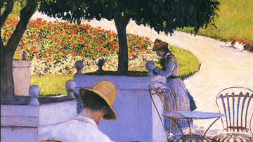 The Orange Trees by Caillebotte