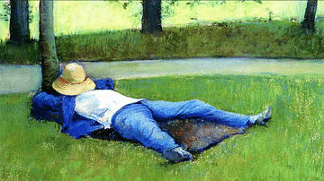 The Nap by Caillebotte