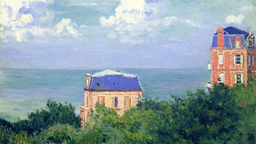 Villas at Villers sur Mer by Caillebotte