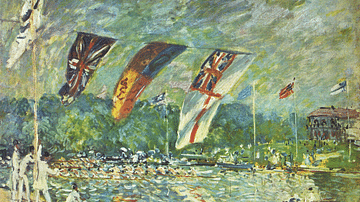 The Regatta at Molesey by Sisley