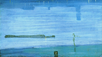 Nocturne in Blue and Green: Chelsea by J .M. Whistler