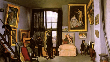 Bazille's Studio by Bazille